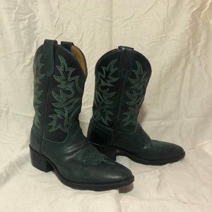 Kids Teal Cowboy Boots